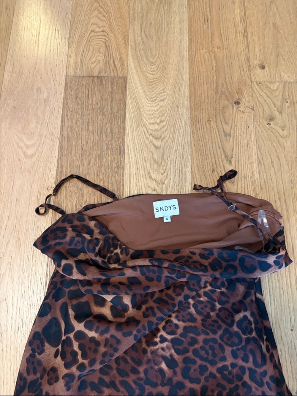 Skin Maxi Dress in Leopard - Picture 3 of 4